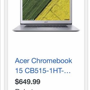 Acer Chromebook 15.